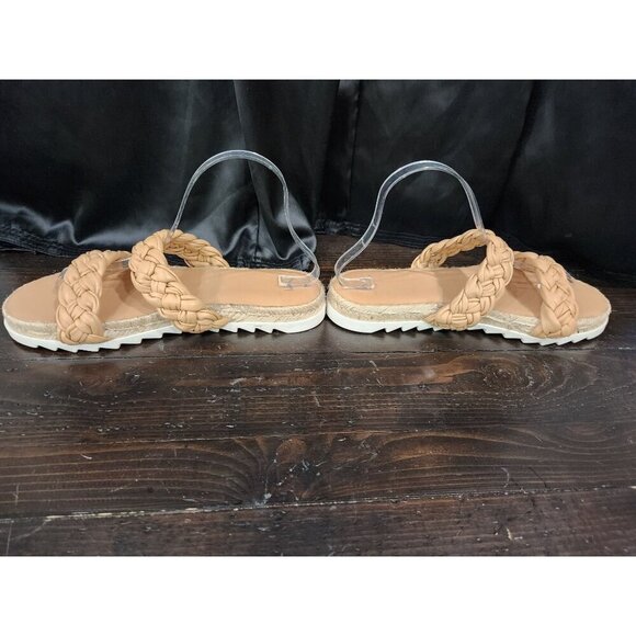 Marc Fisher Jaimee Natural Leather Braided Sandals/Size 9M NWOB - Picture 2 of 9